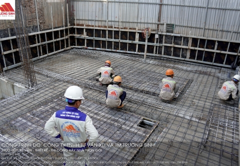 Hoàn thành phần móng, chuyển bước thi công đổ bê tông tầng hầm Trần Thái Tông